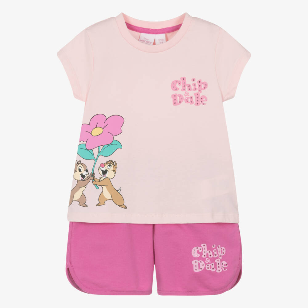 iDO Baby-Girls Pink Sparkle Shorts Ensemble | Childrensalon Outlet