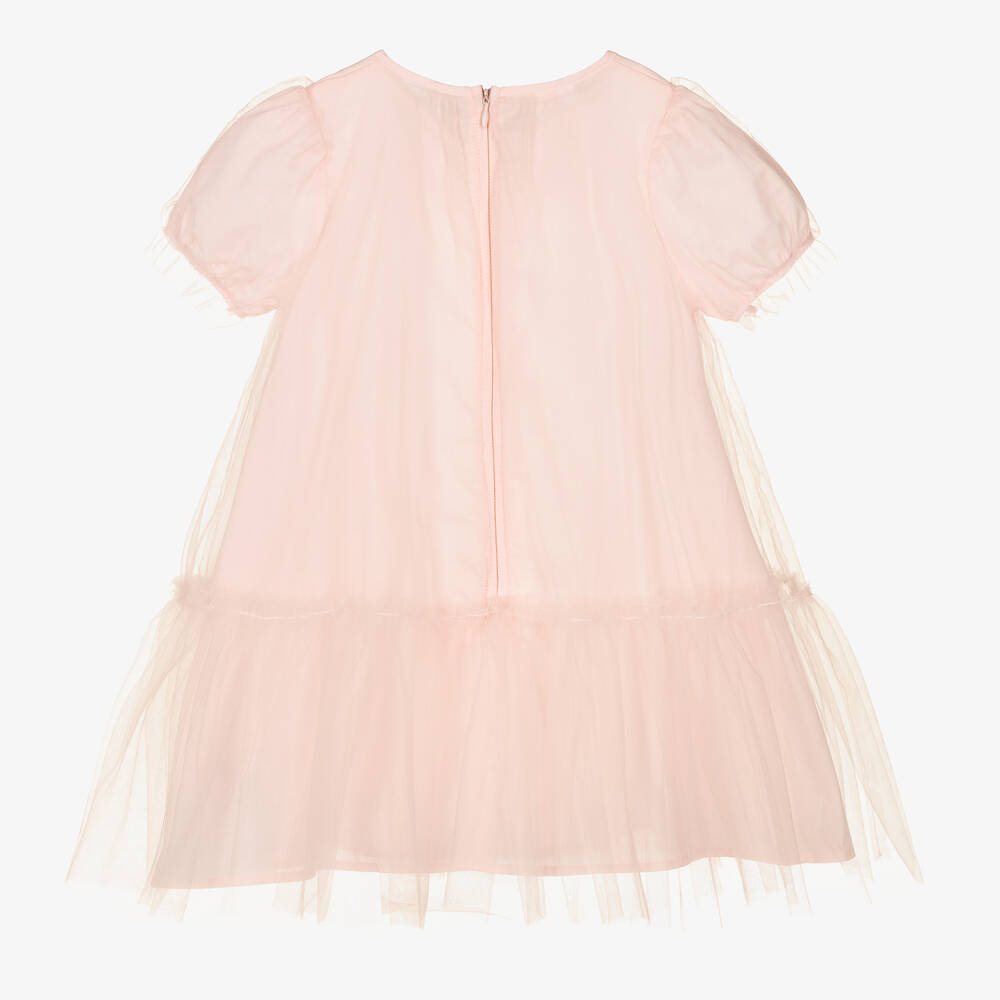 iDO Baby-Girls Pink Tulle Dress | Childrensalon Outlet