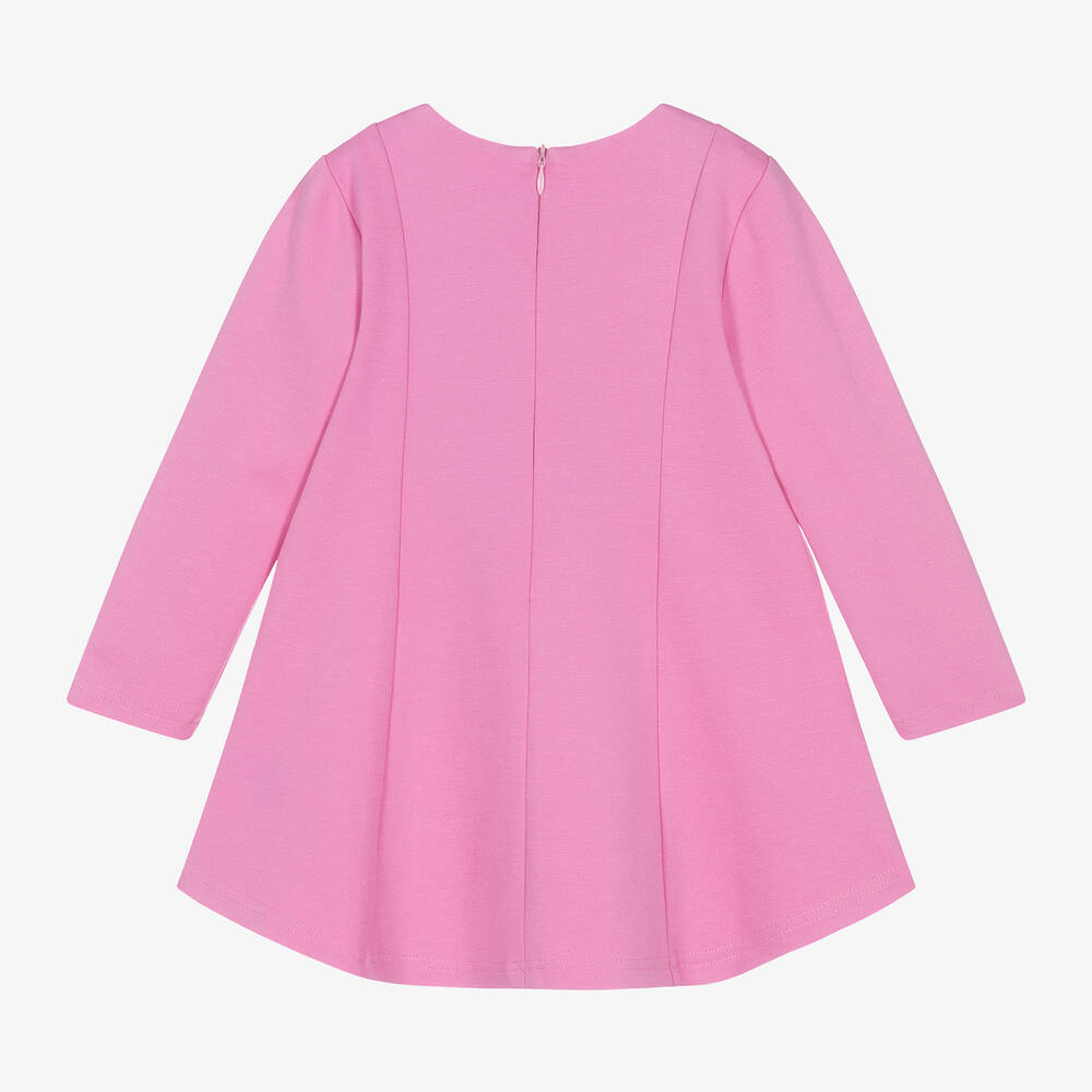 iDO Baby-فستان فيونكة فيسكوز لون زهري | Childrensalon Outlet