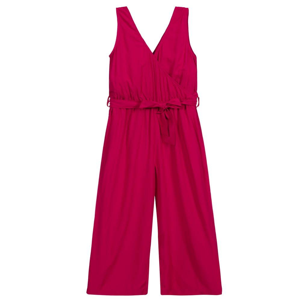 iDO Junior - Rosa Viskose-Jumpsuit für Mädchen | Childrensalon