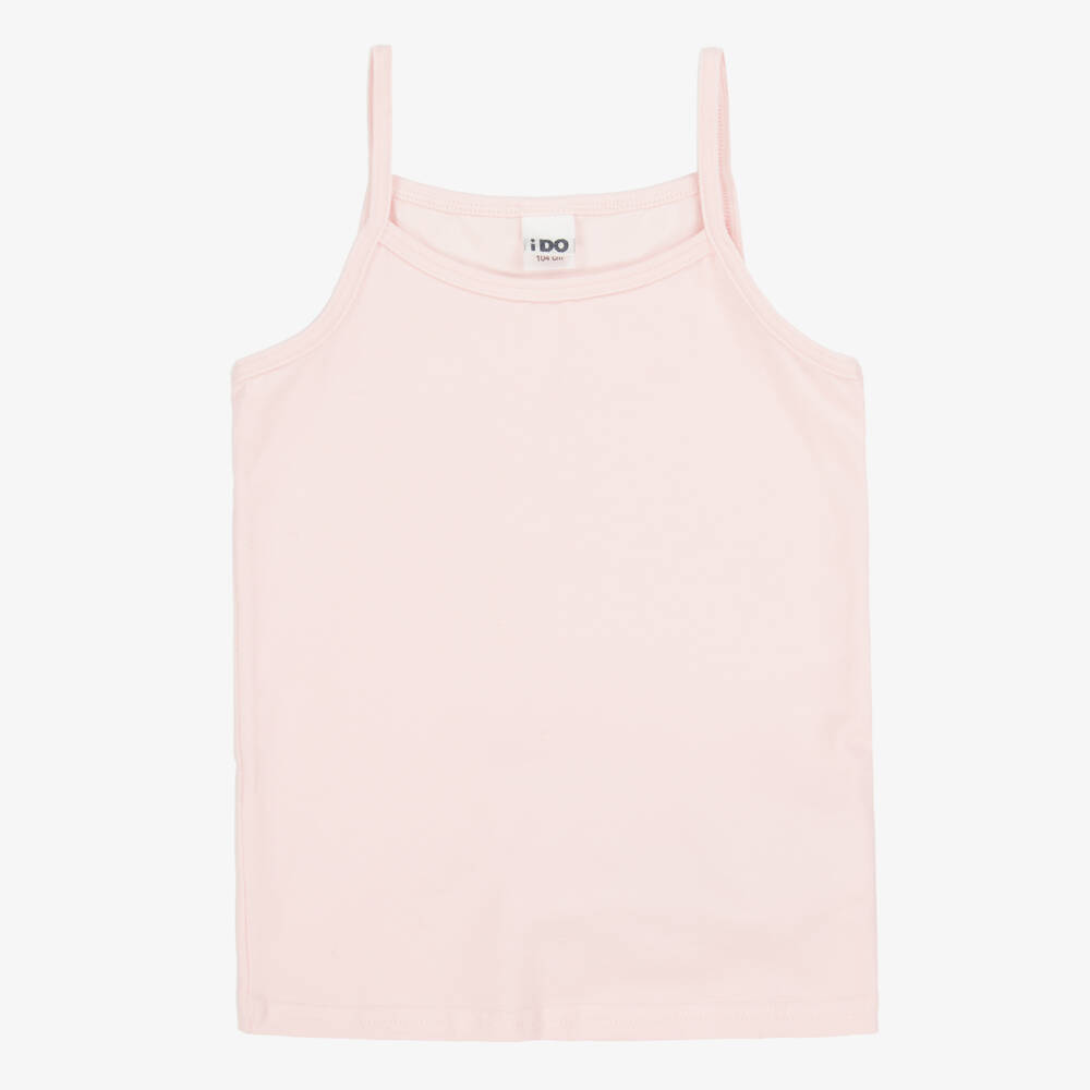 آي دو Junior-طقم صديري بناتي وردي وأبيض | Childrensalon Outlet