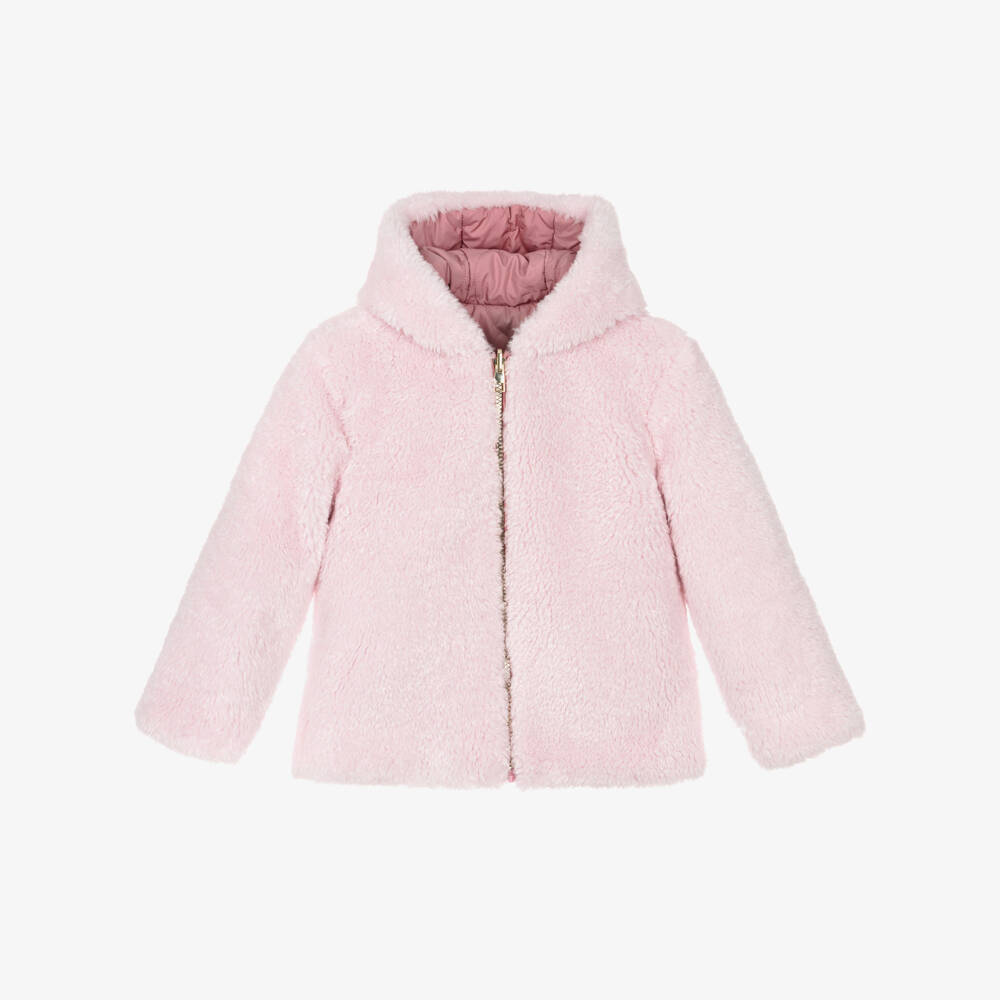 iDO Малыши-Girls Quilted Reversible Jacket | Childrensalon Outlet