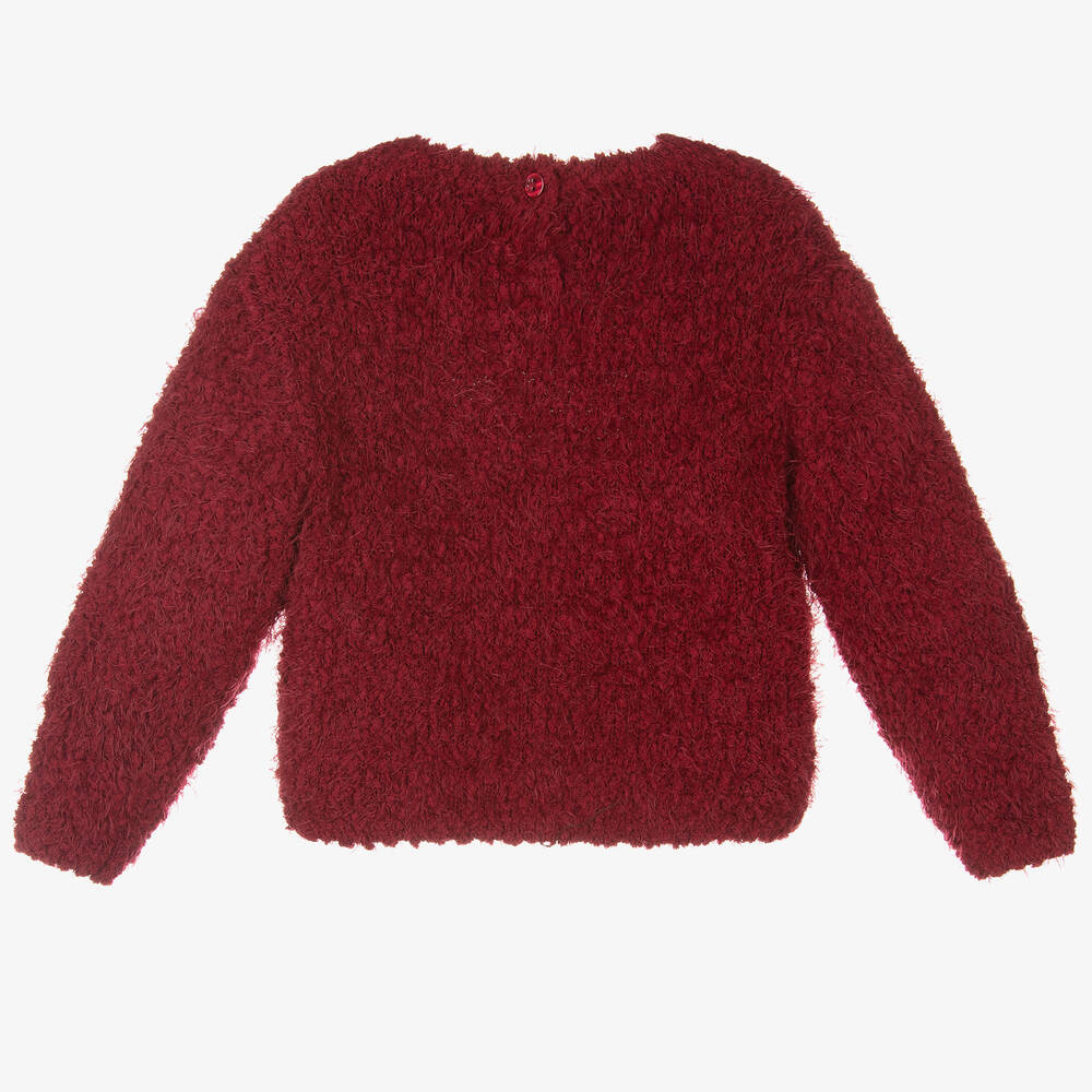Girls fluffy jumper outlet