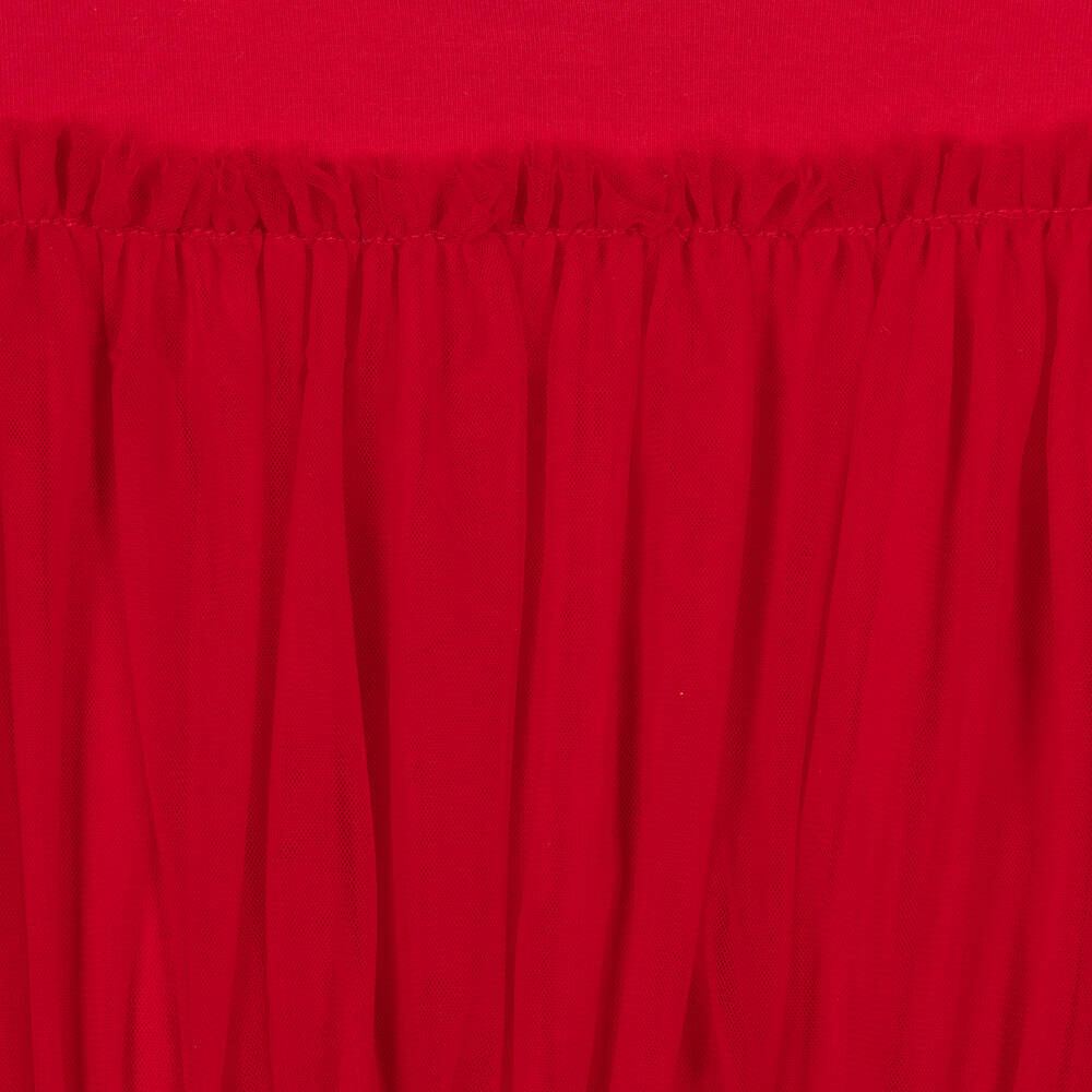 iDO Малыши-Красное многоярусное платье из тюля | Childrensalon Outlet