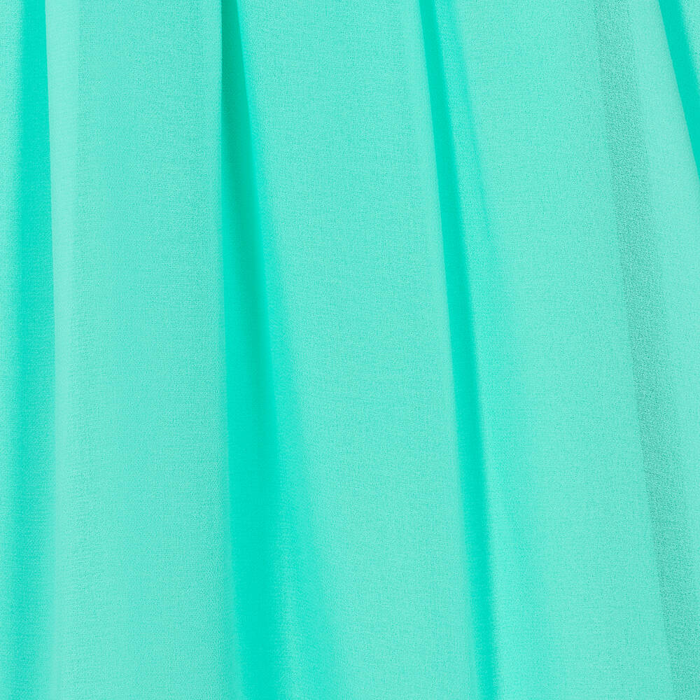 iDO Junior-فستان شيفون لون أخضر تركواز | Childrensalon Outlet