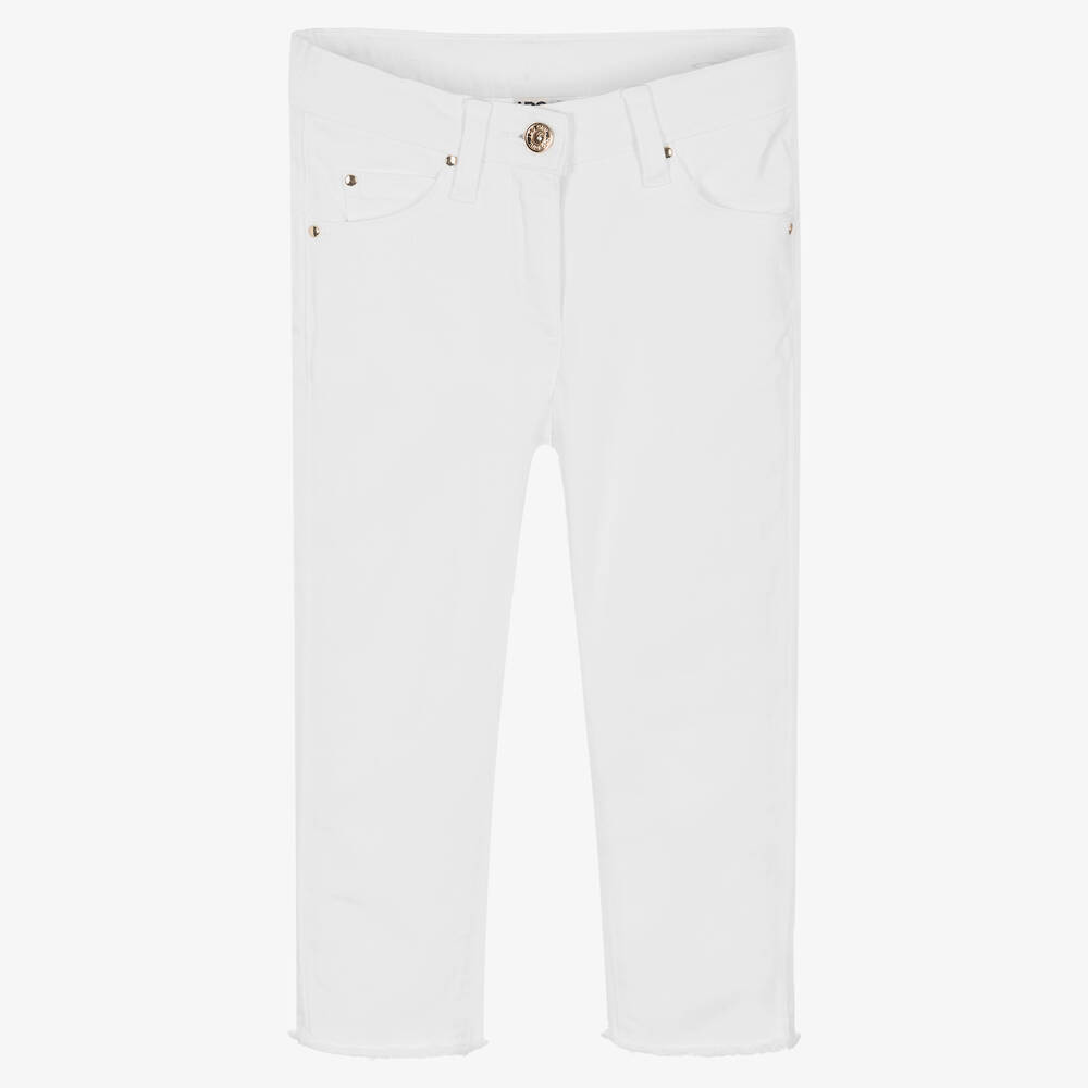iDO Baby - Белые хлопковые джинсы для девочек | Childrensalon