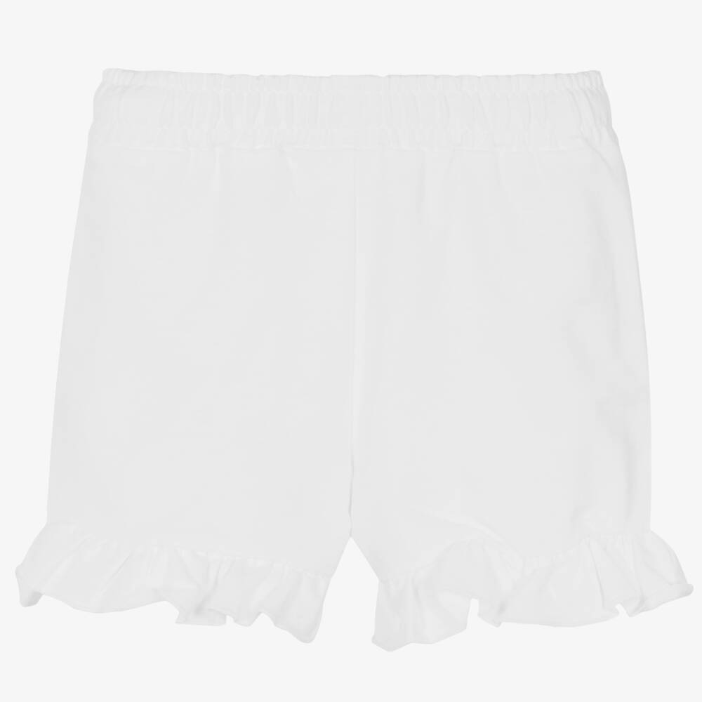 iDO Малыши-Белые хлопковые шорты для девочек | Childrensalon Outlet