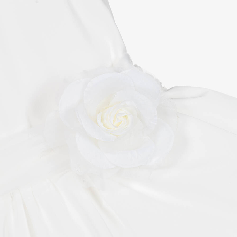 iDO Baby-Girls White Flower Dress | Childrensalon Outlet