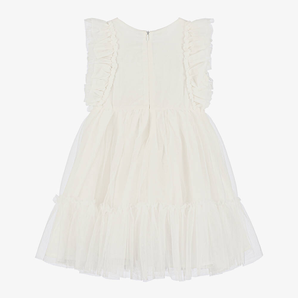 White frilly dress 2025