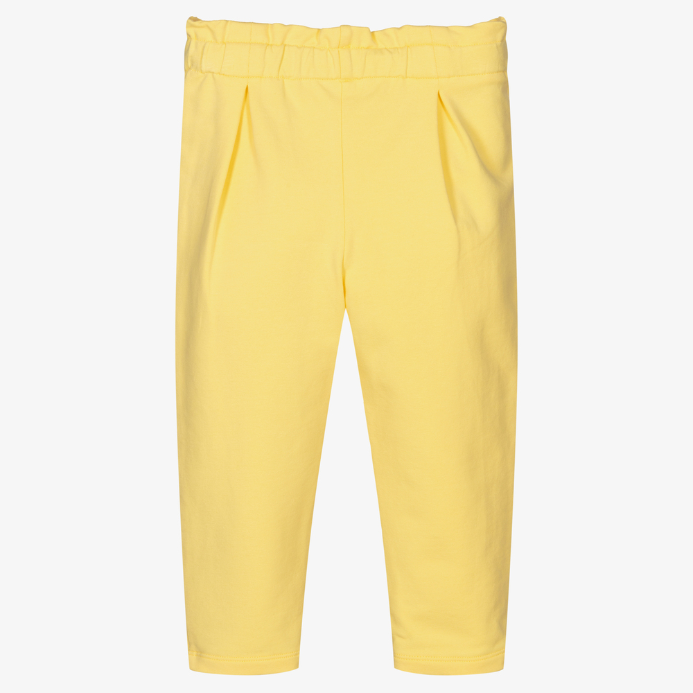 Girls yellow trousers shop