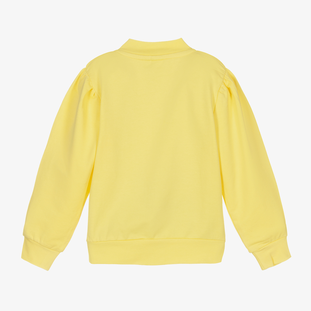 iDO Малыши-Желтый топ на молнии с сердцем для девочек | Childrensalon Outlet