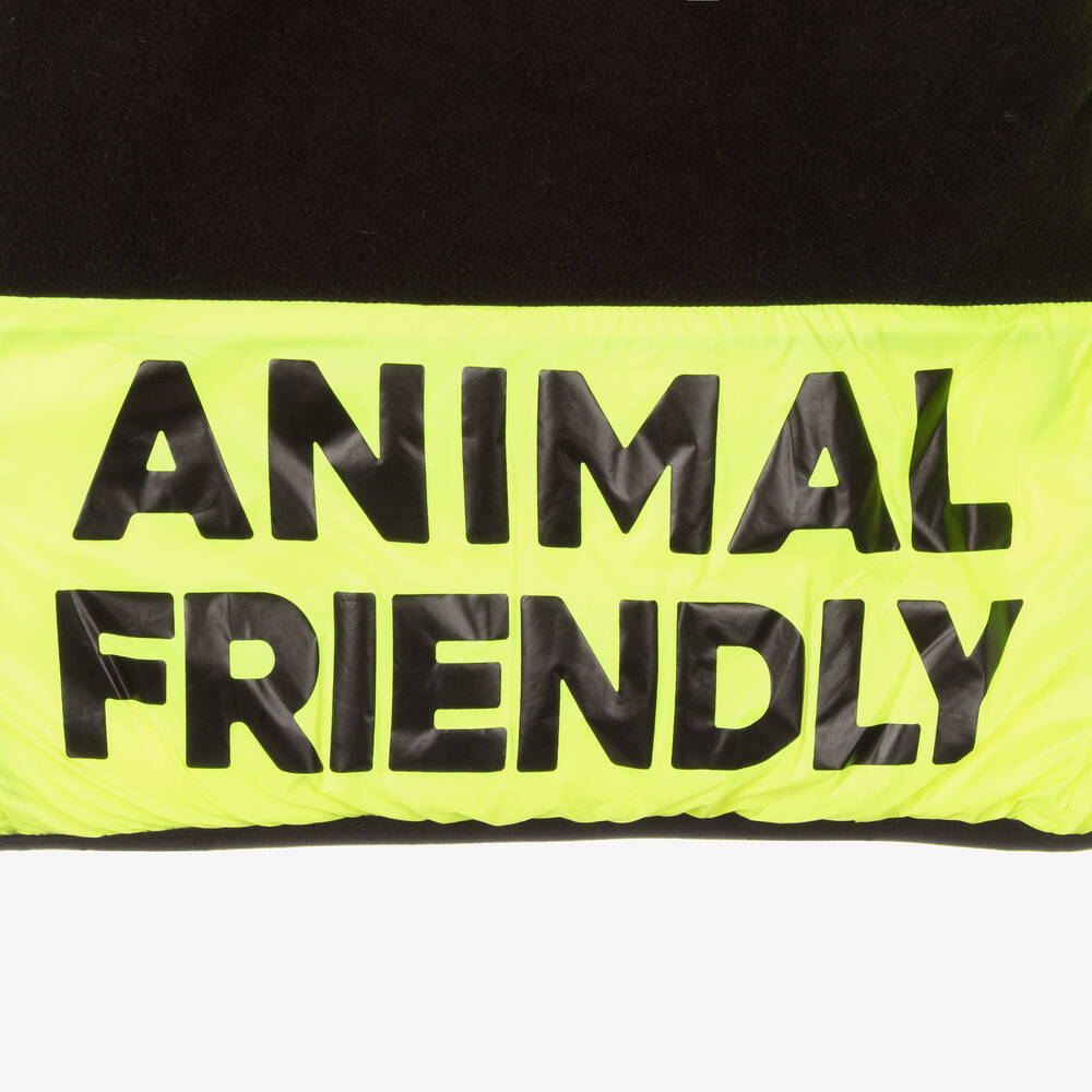 iDO Baby-جاكيت بافر لون أخضر وأسود للأولاد | Childrensalon Outlet