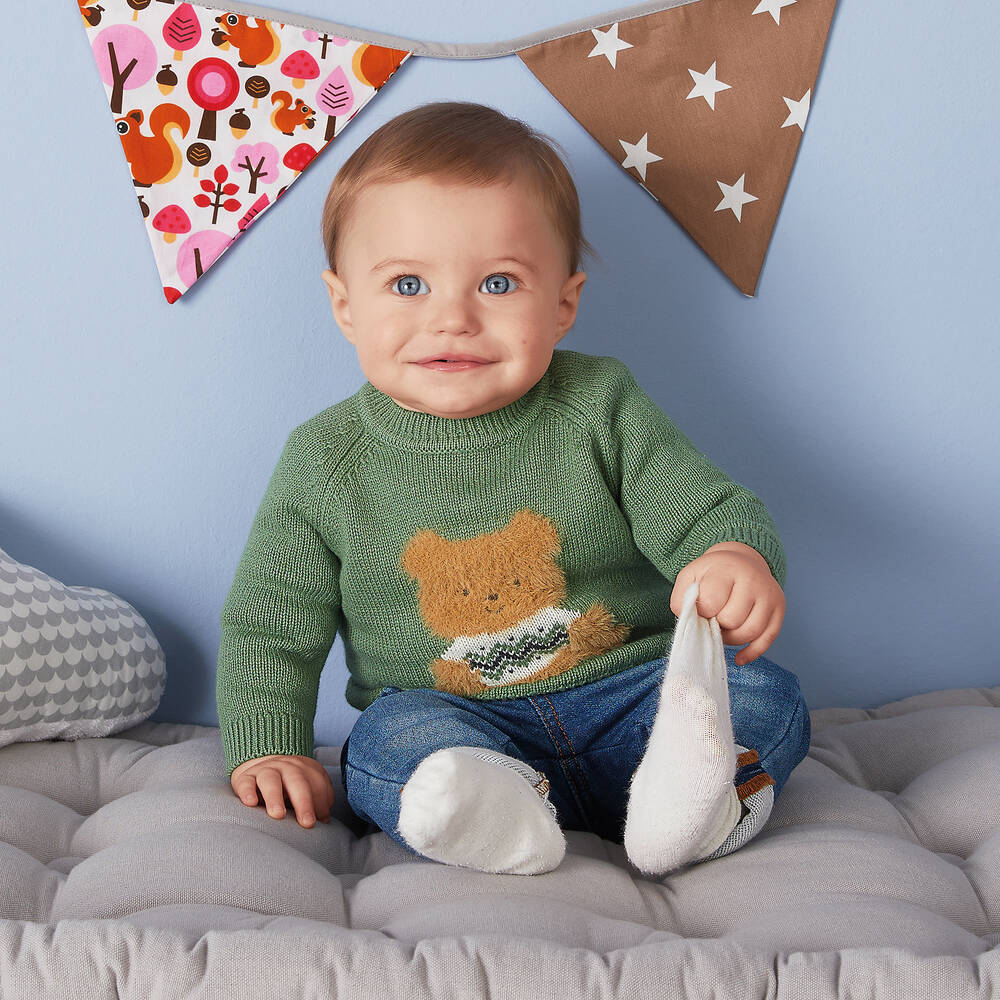 Wool sweater for baby boy best sale