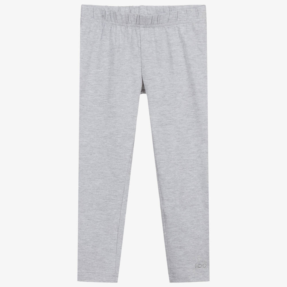iDO Baby-Grey Cotton Leggings | Childrensalon Outlet