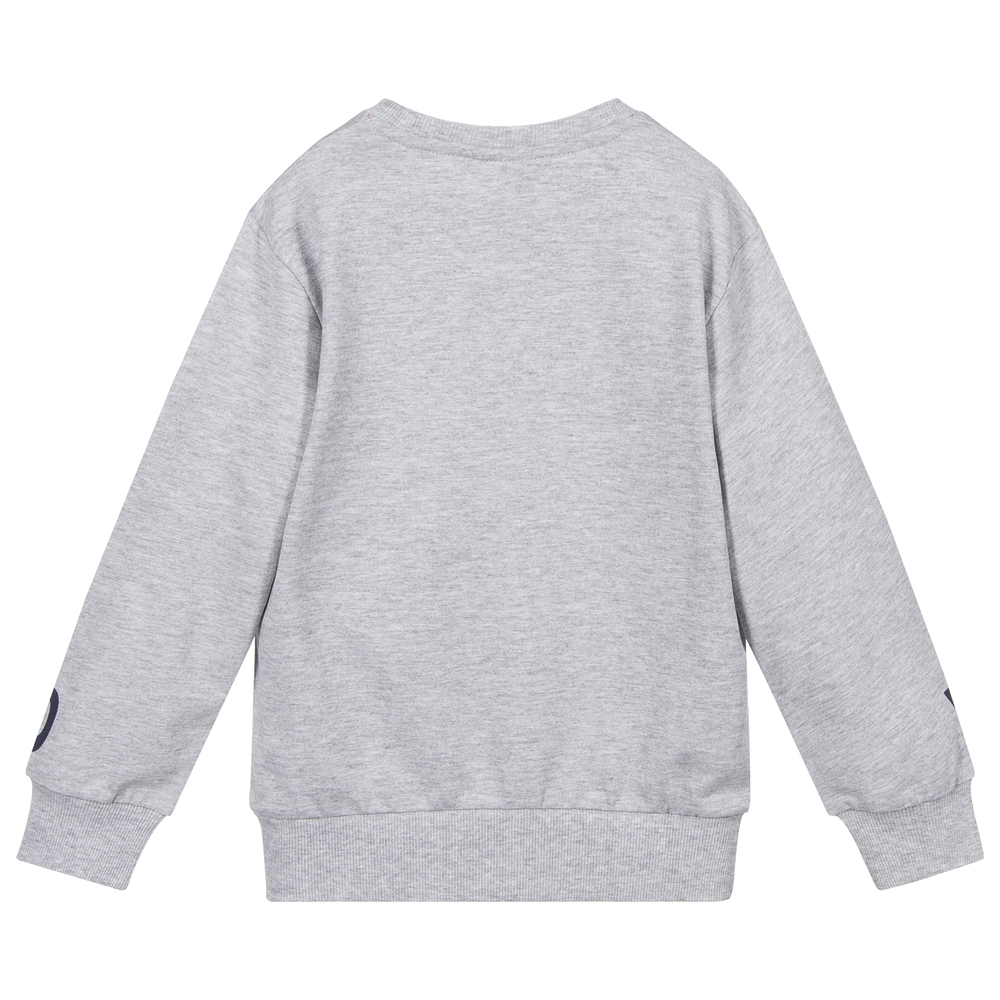 Grey cotton sweatshirt outlet