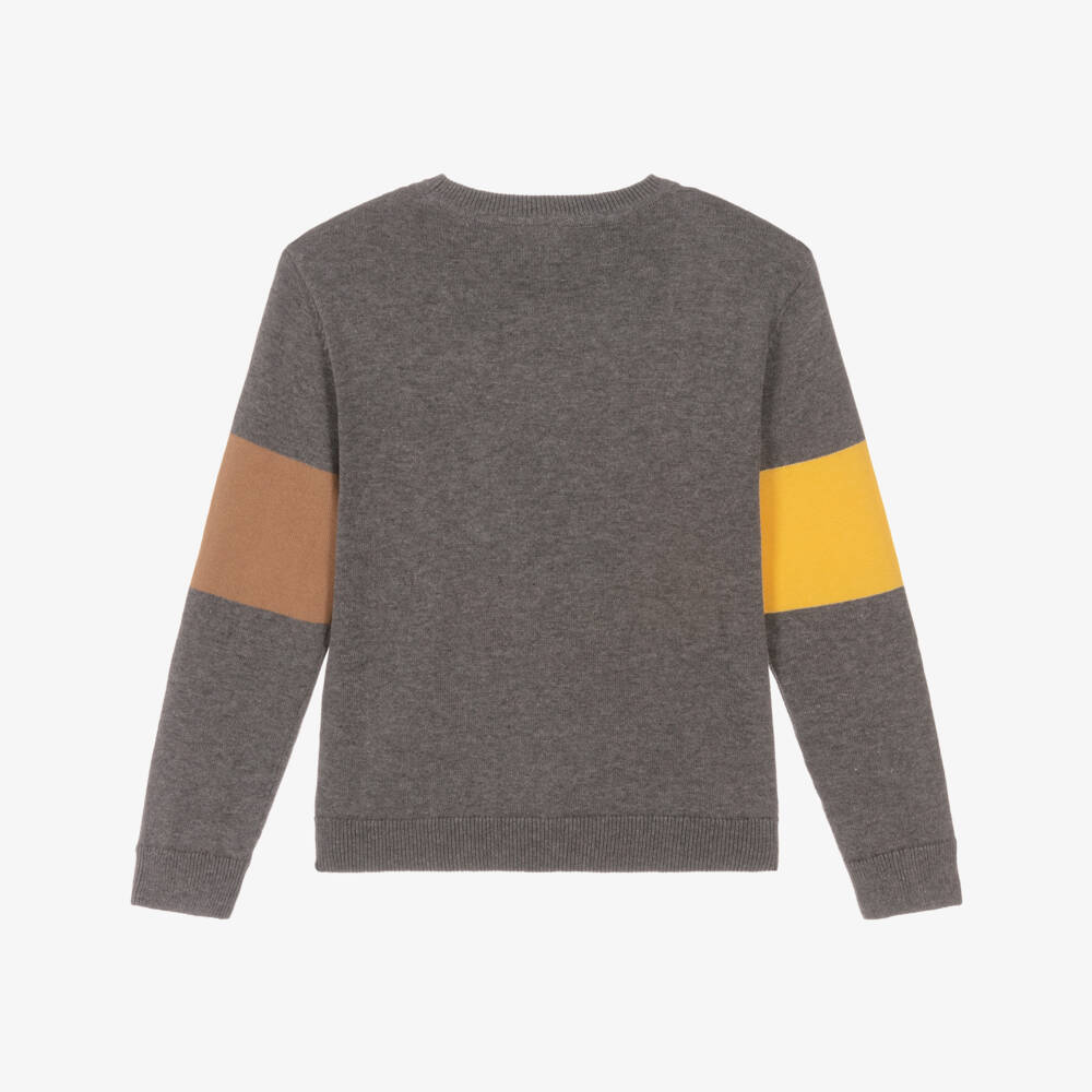 iDO-Grey Dog Sweater | Childrensalon Outlet