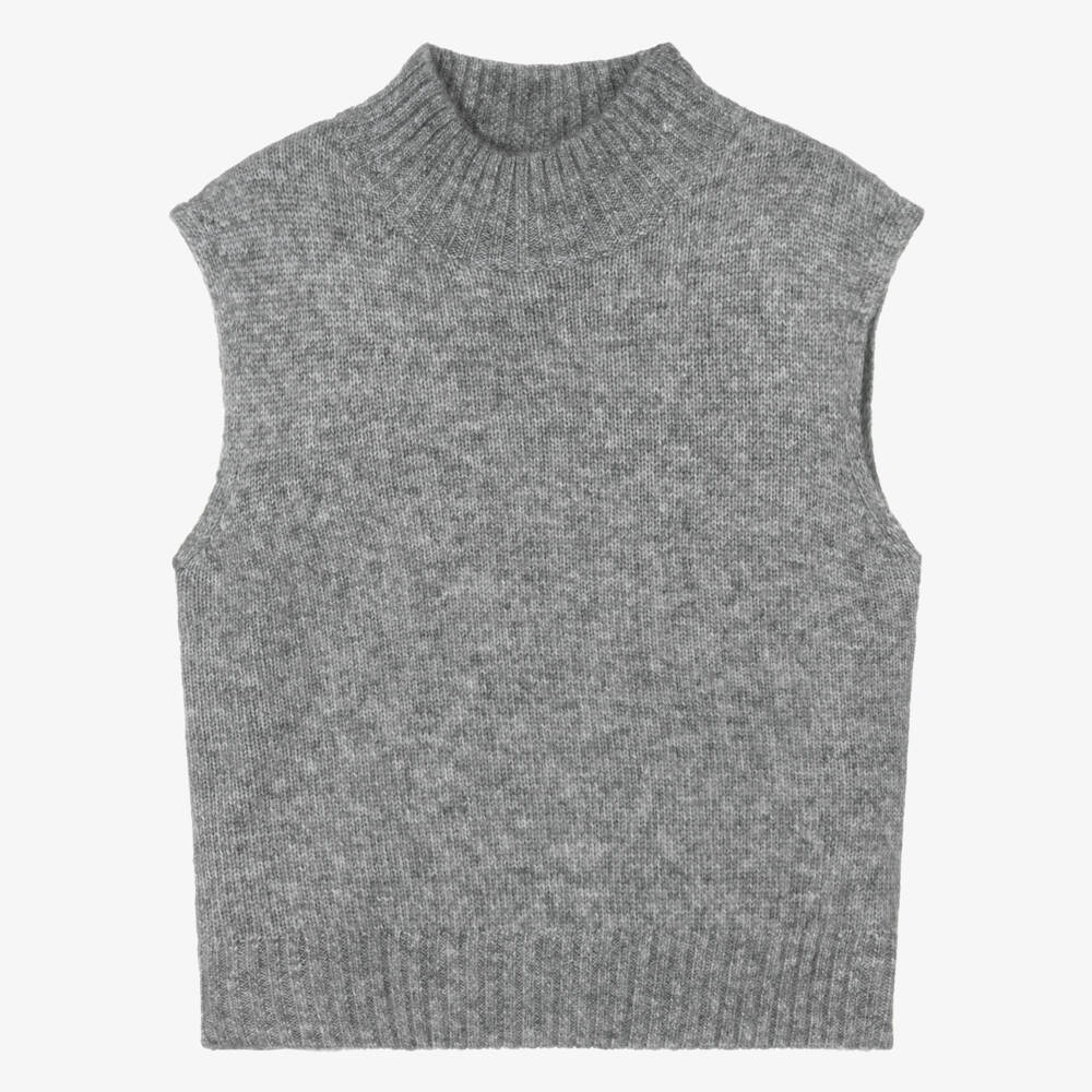 iDO-Grey Knit Slipover | Childrensalon Outlet