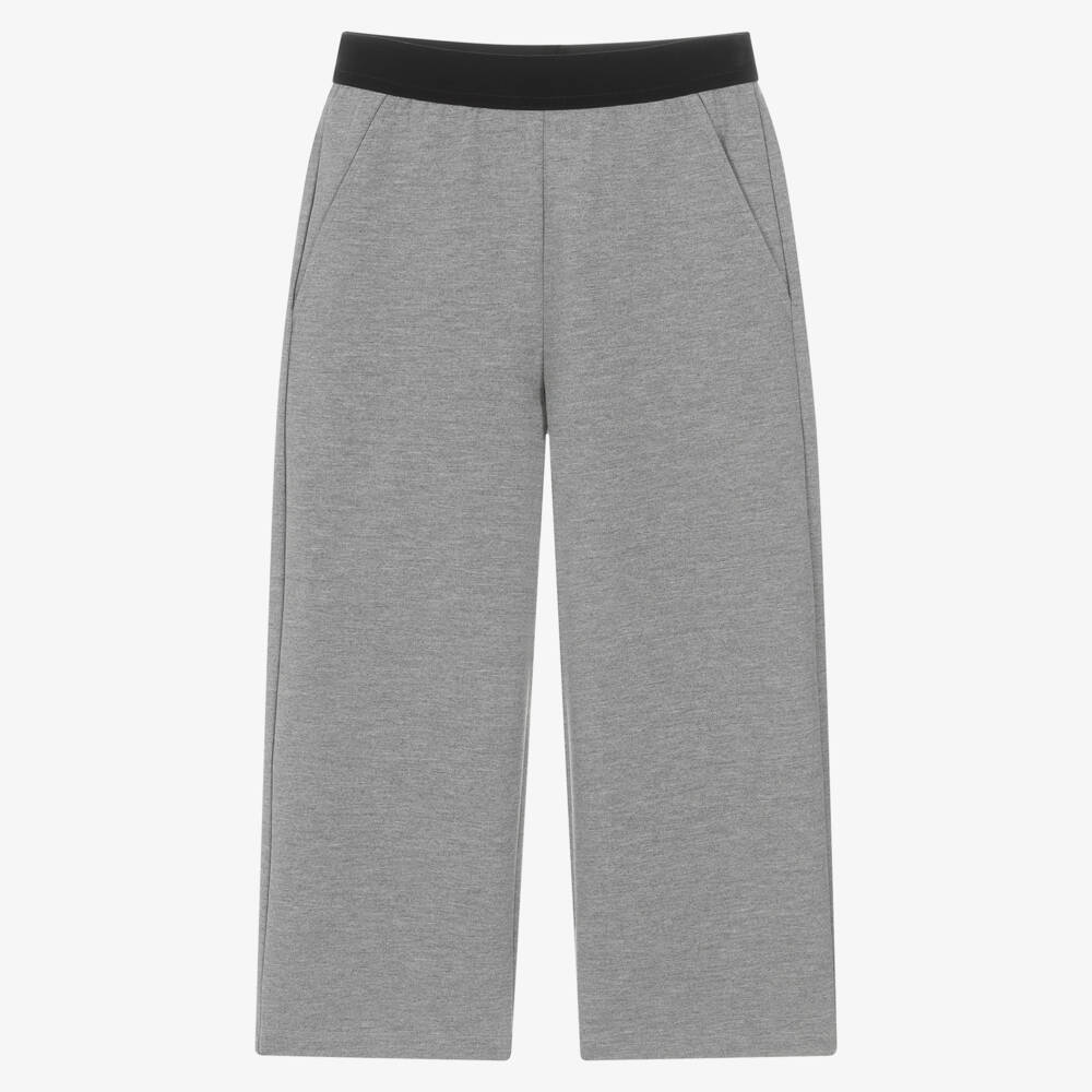 iDO-Grey Wide Leg Trousers | Childrensalon Outlet