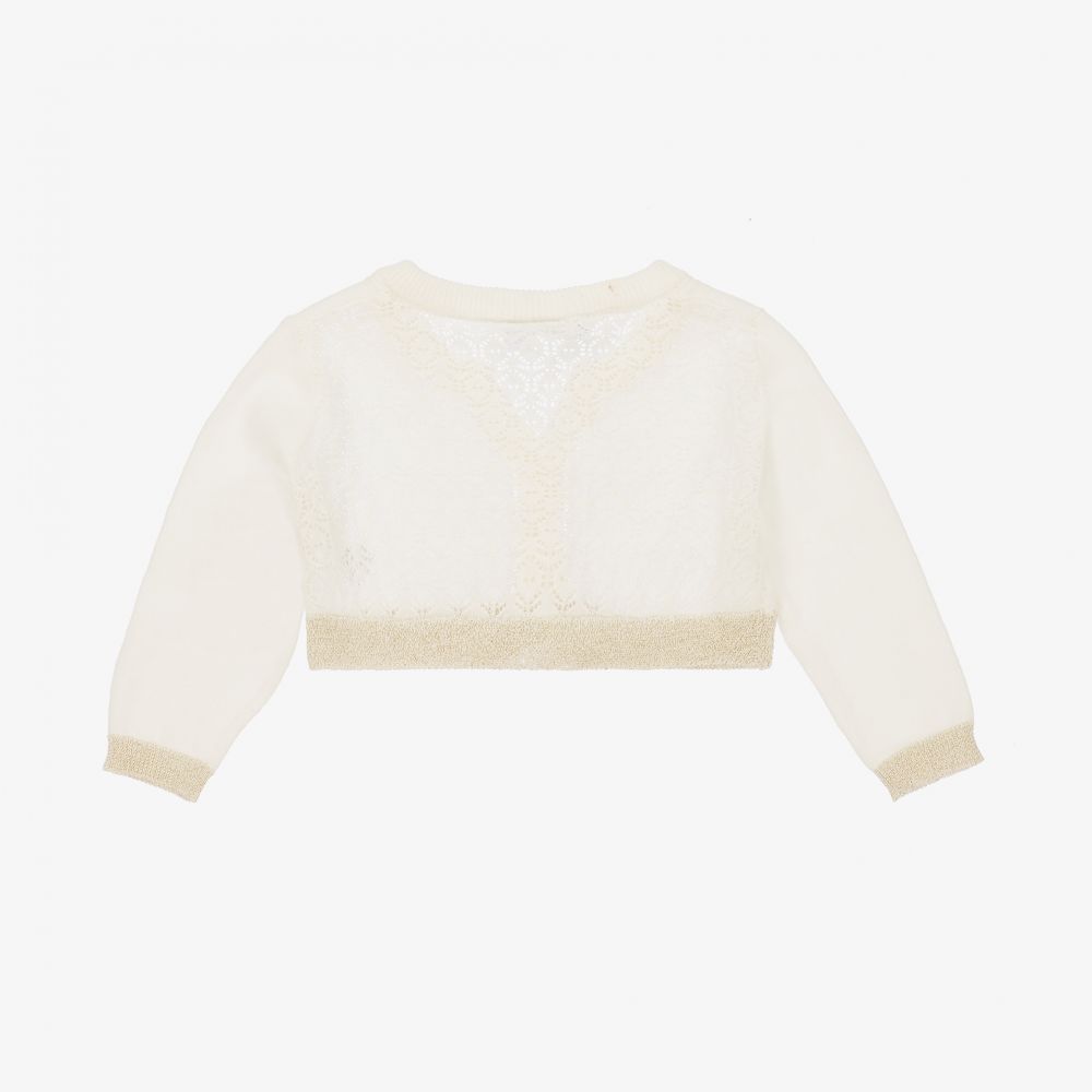 Ivory bolero top cardigan