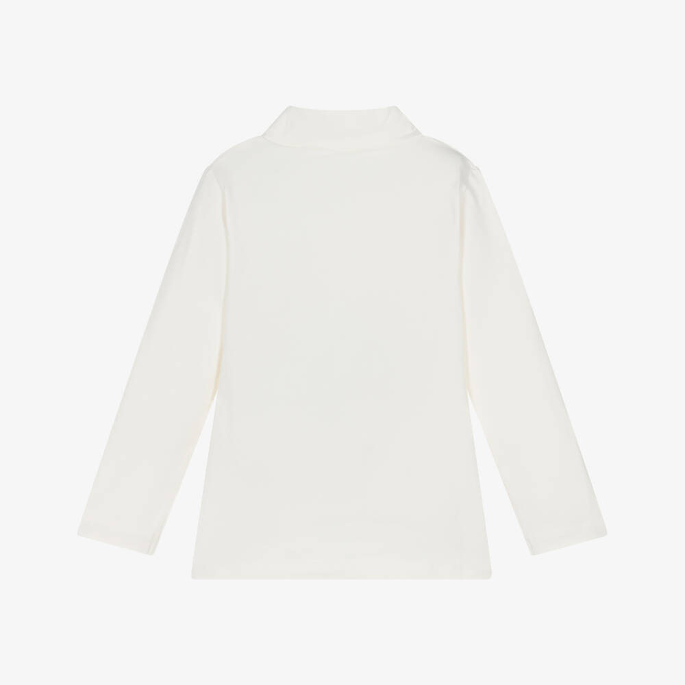 iDO-Ivory Dog Top | Childrensalon Outlet