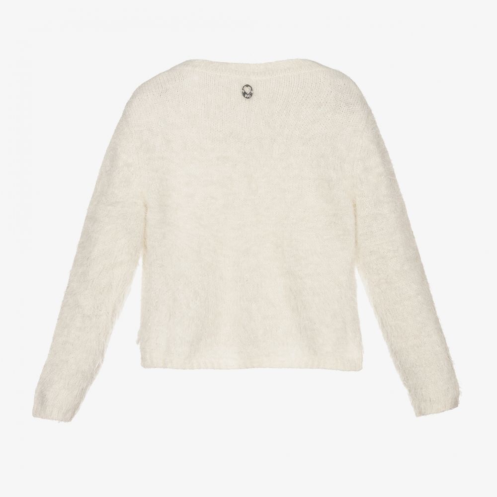 White sparkle cardigan cheap
