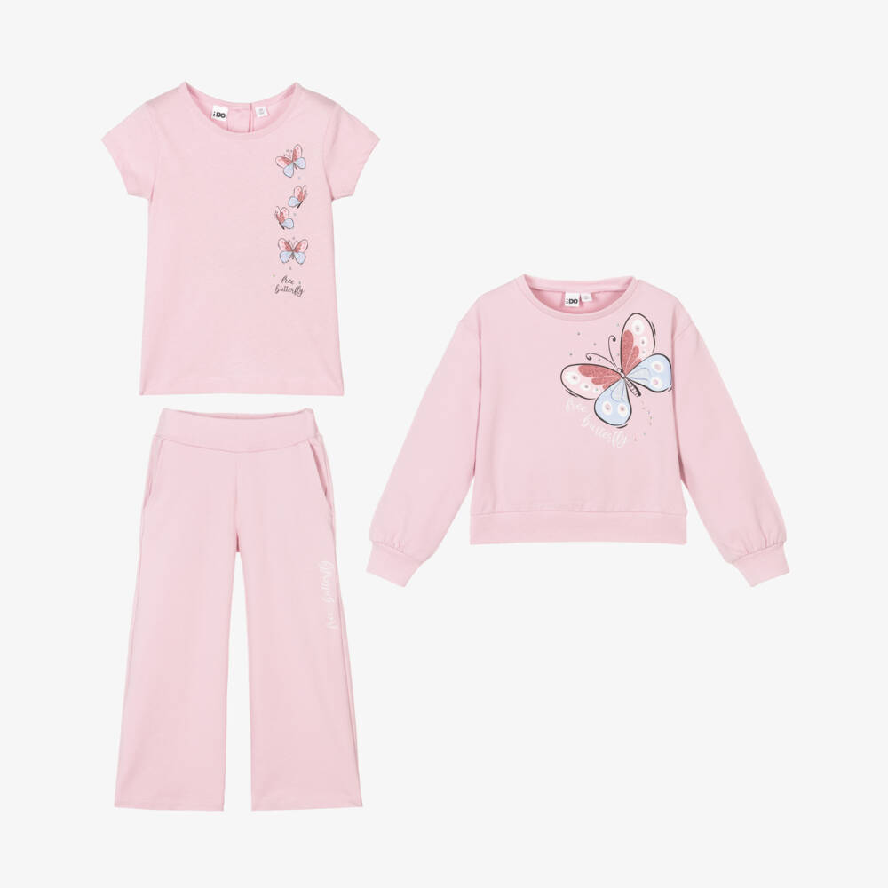 iDO Baby-Lilac Blossom Cotton Comfort Set | Childrensalon Outlet