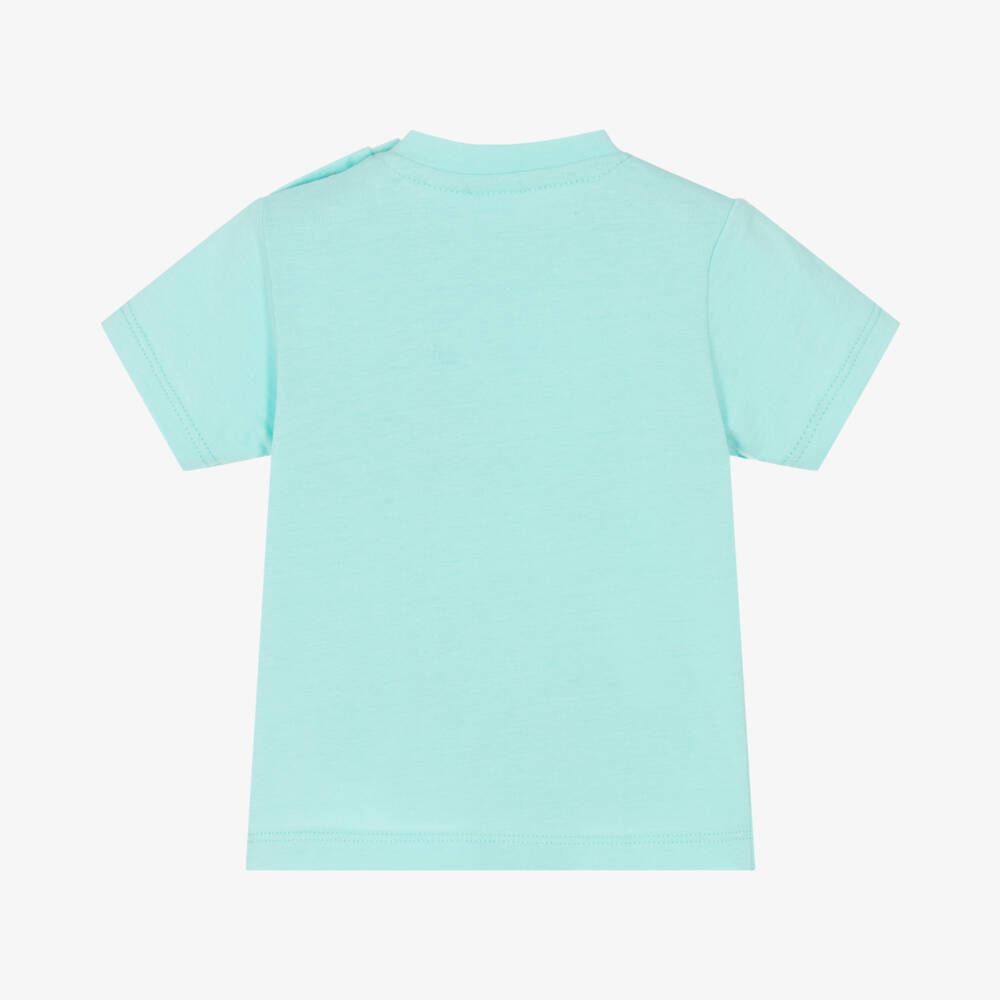 iDO Mini-Little Boys Sea Blue Crab Tee | Childrensalon Outlet