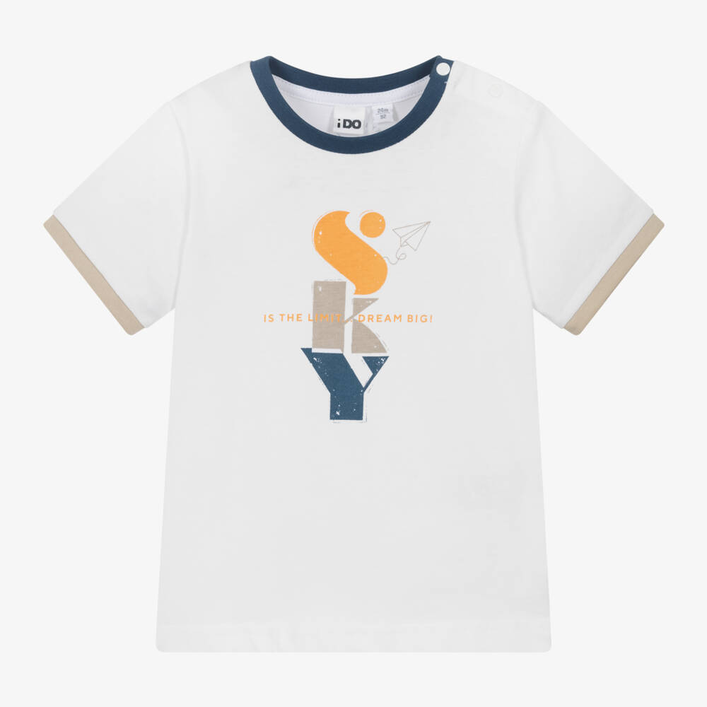 iDO Baby-Little Gentlemen's Crisp Cotton Tee | Childrensalon Outlet