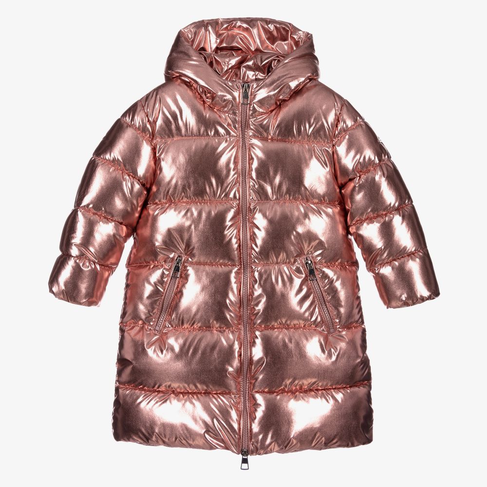 iDO Baby - Metallic Pink Puffer Coat | Childrensalon