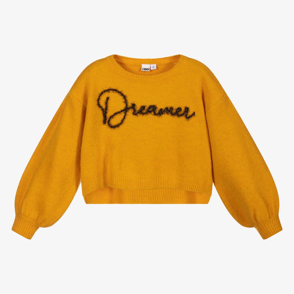 iDO Junior - Mustard Yellow Sweater | Childrensalon