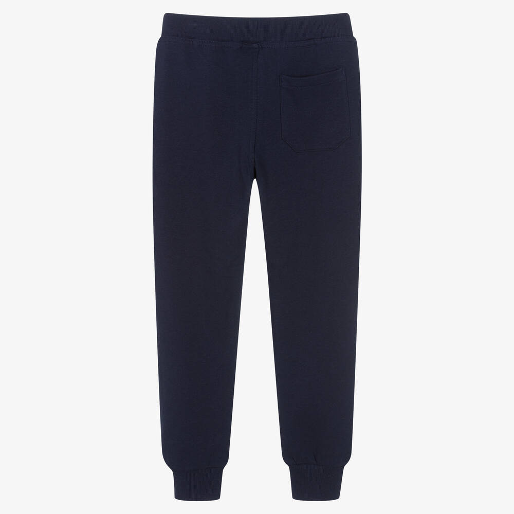 Navy blue cuffed joggers deals