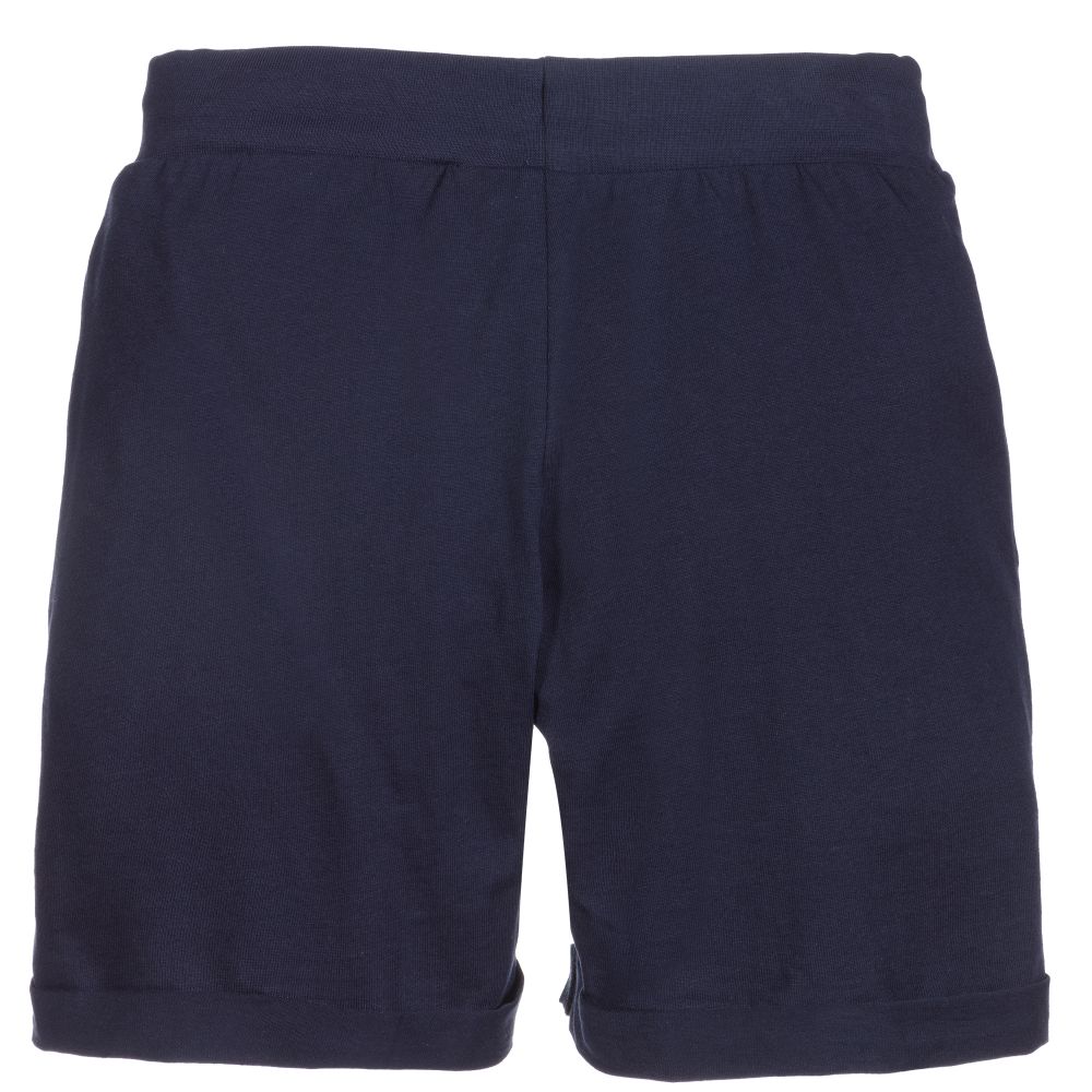 آي دو Baby-شورت قطن جيرسي لون كحلي للأولاد | Childrensalon Outlet