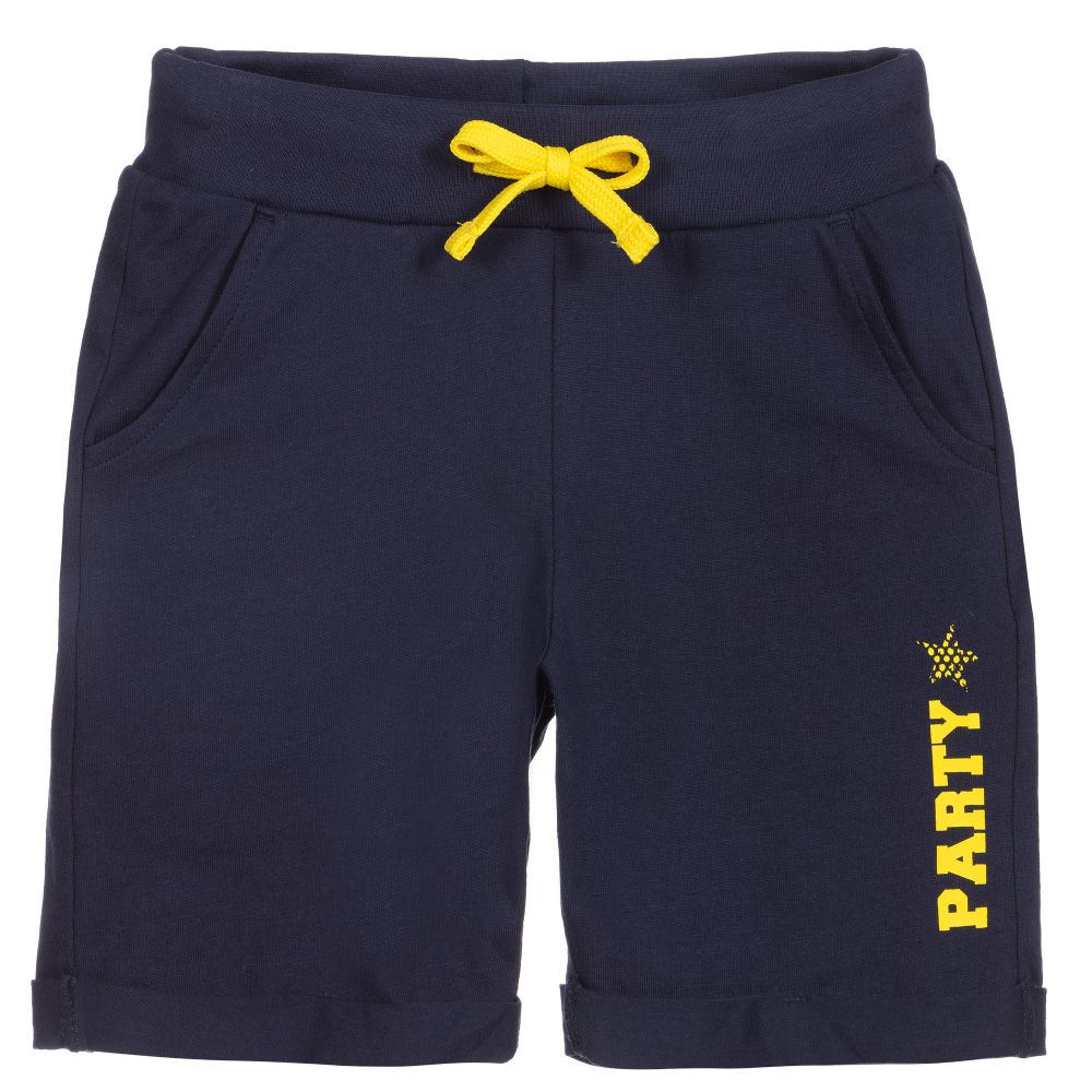iDO Baby - Navy Blue Jersey Shorts | Childrensalon