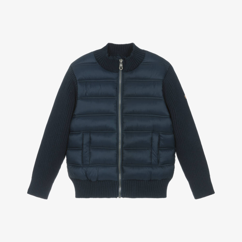 iDO-Navy Padded Jacket | Childrensalon Outlet