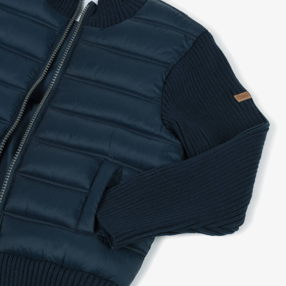 iDO-Navy Padded Jacket | Childrensalon Outlet