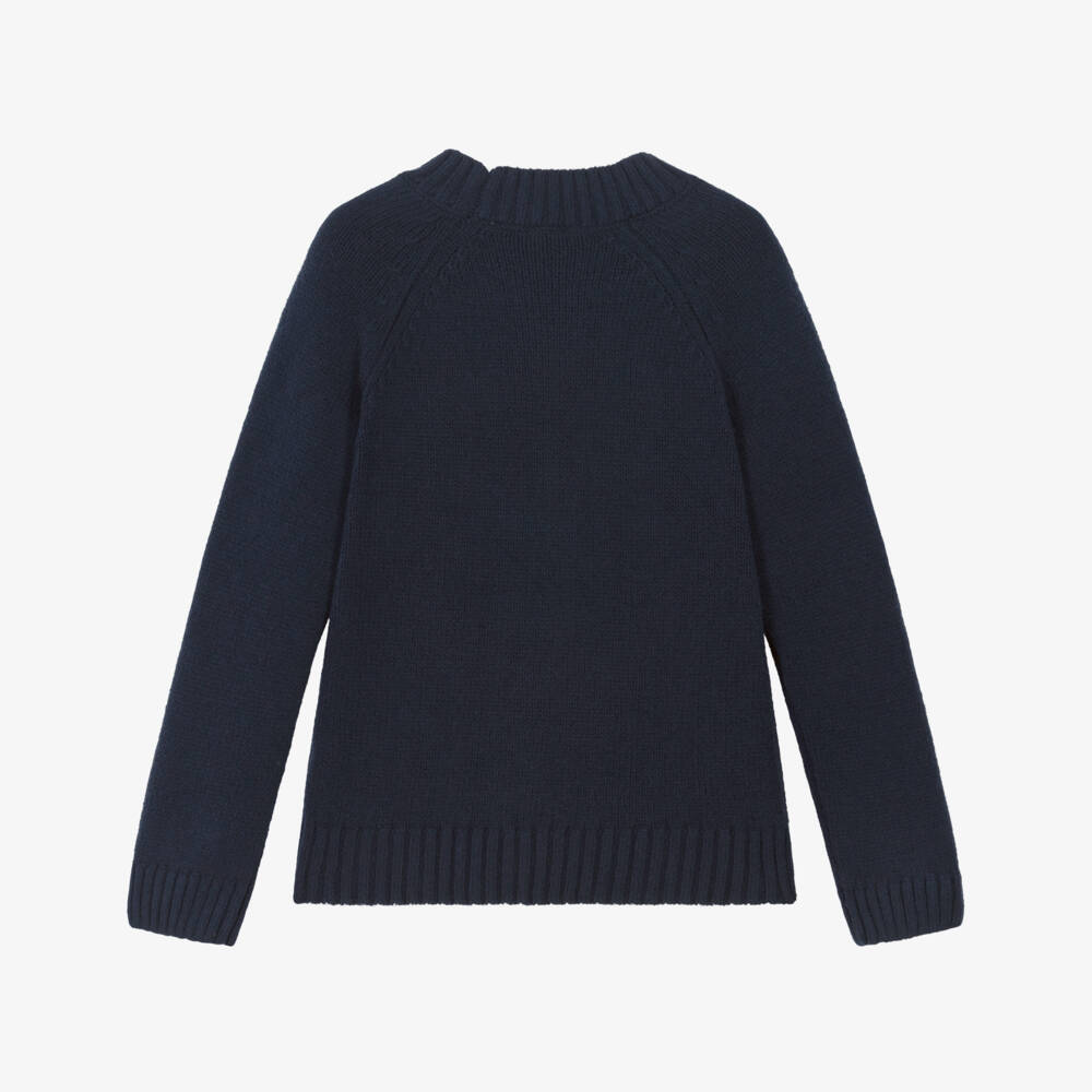 iDO-Navy Sweater | Childrensalon Outlet