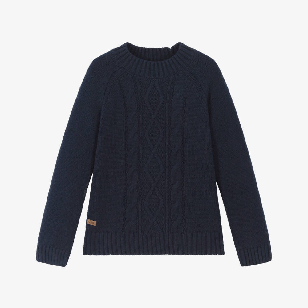 iDO-Navy Sweater | Childrensalon Outlet