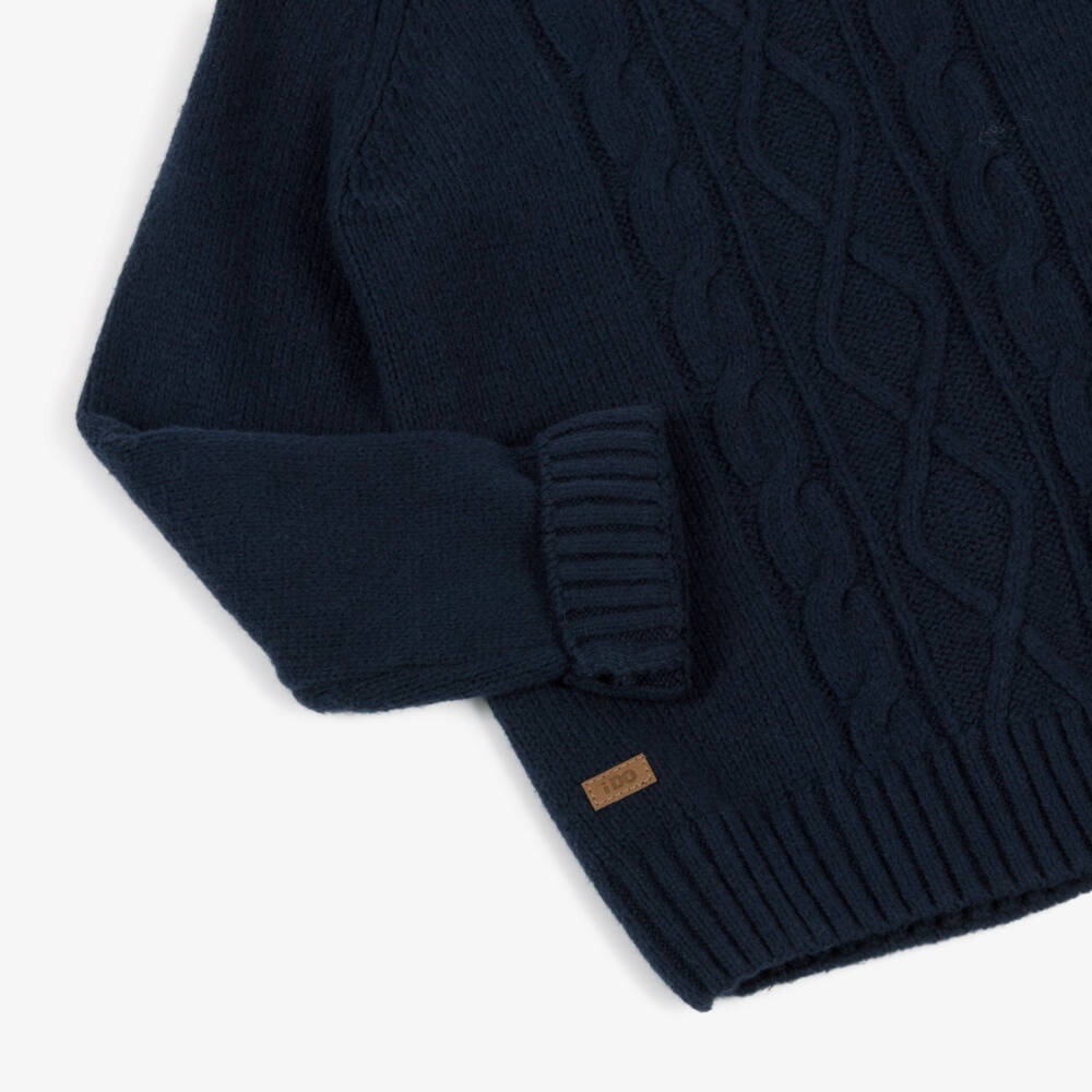 iDO-Navy Sweater | Childrensalon Outlet
