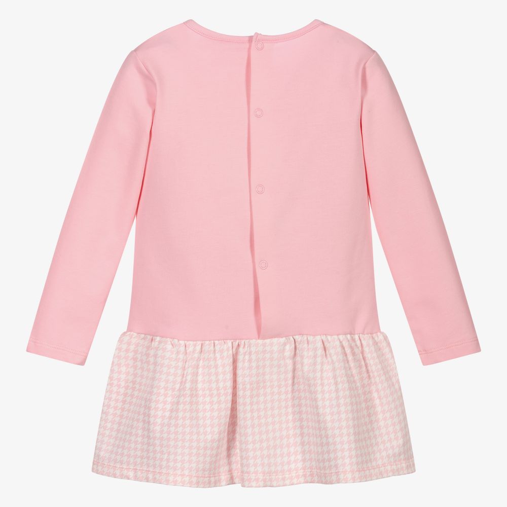 iDO Baby-فستان قطن جيرسي لون زهري | Childrensalon Outlet