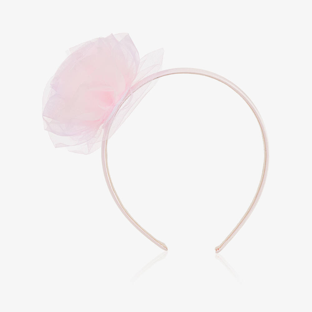 iDO Baby-Pink Blossom Girls Hairpiece | Childrensalon Outlet