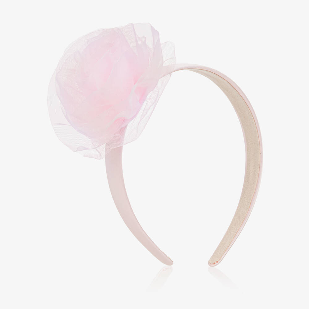 iDO Baby-Pink Blossom Girls Hairpiece | Childrensalon Outlet