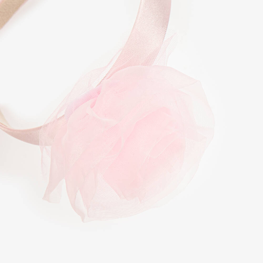 iDO Baby-Pink Blossom Girls Hairpiece | Childrensalon Outlet