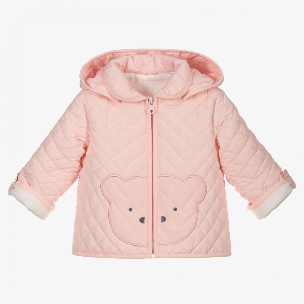 iDO Mini - Veste matelassée rose Bébé | Childrensalon