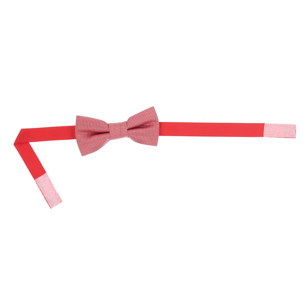 آي دو Baby-ربطة عنق ومنديل جيب بولي لون أحمر للأولاد | Childrensalon Outlet