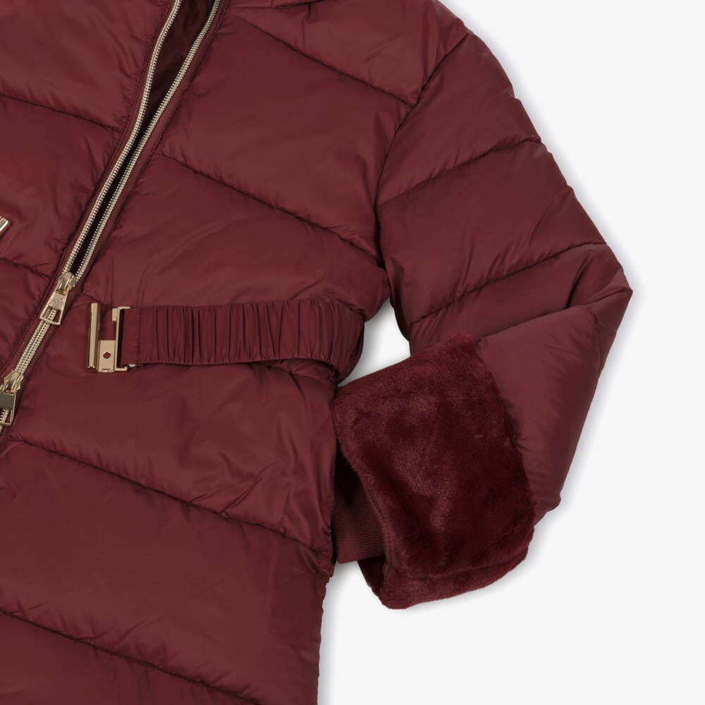 iDO-Red Puffer Coat | Childrensalon Outlet