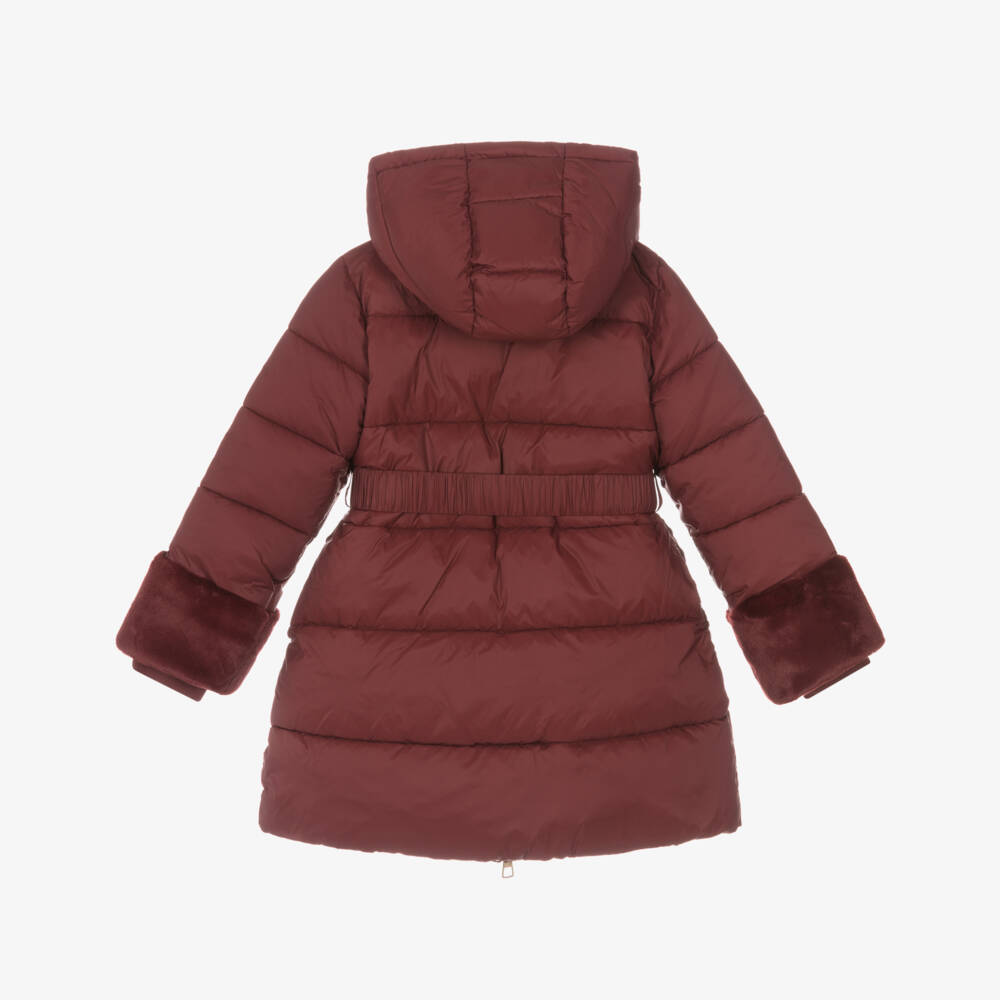 iDO-Red Puffer Coat | Childrensalon Outlet