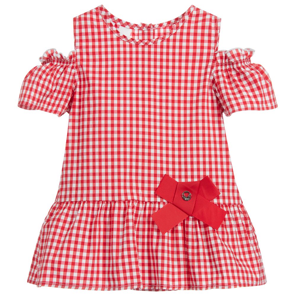 iDO Baby - Red & White Check Blouse | Childrensalon