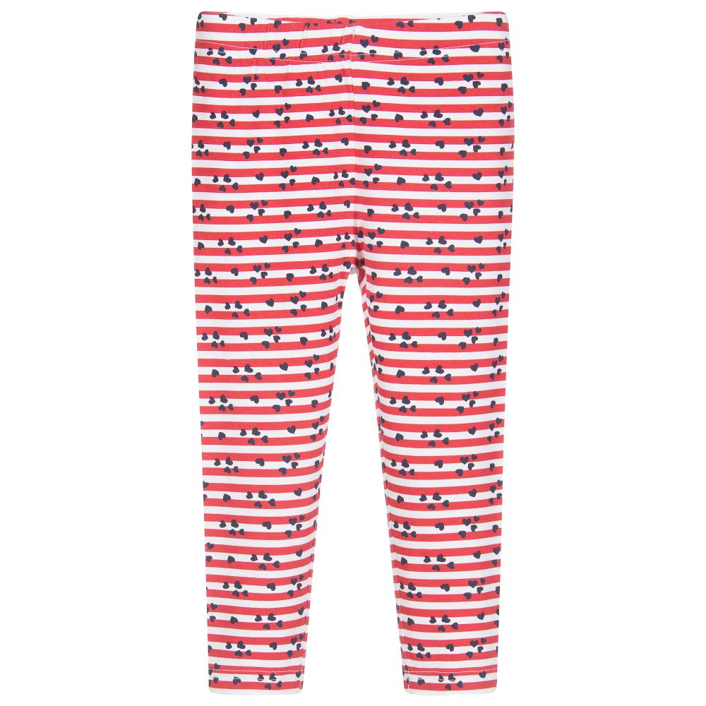 iDO Baby - Gestreifte Leggings in Rot und Weiß | Childrensalon