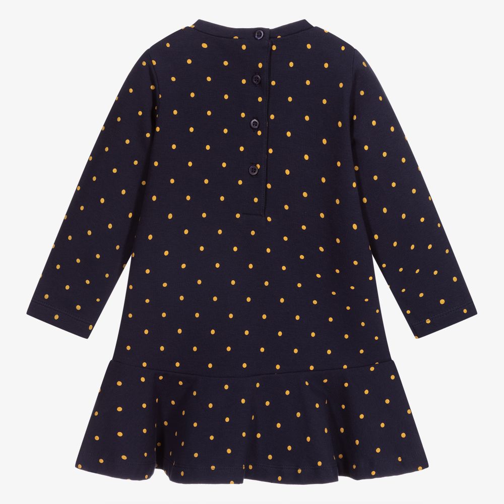 iDO Baby-Reversible Sequin Cotton Dress | Childrensalon Outlet