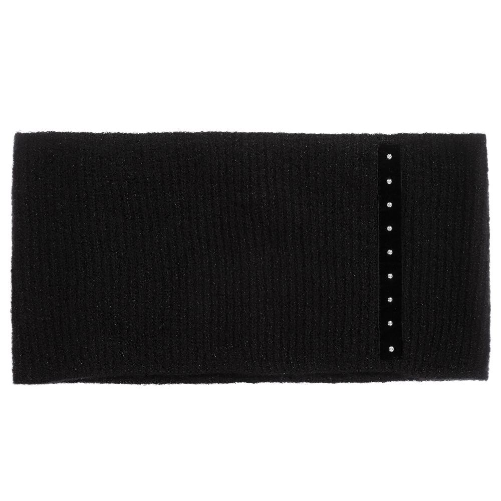 iDO Junior-Teen Black Knitted Snood | Childrensalon Outlet